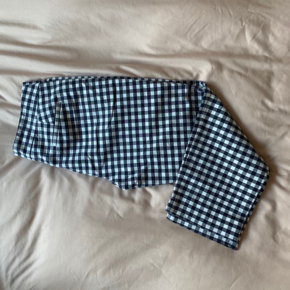 ANN TAYLOR - Gingham Crop Pants